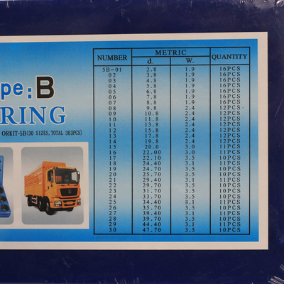 Colores personalizados NBR O-ring Kit para cilindro hidráulico Excavator Injector Oil Seal Set