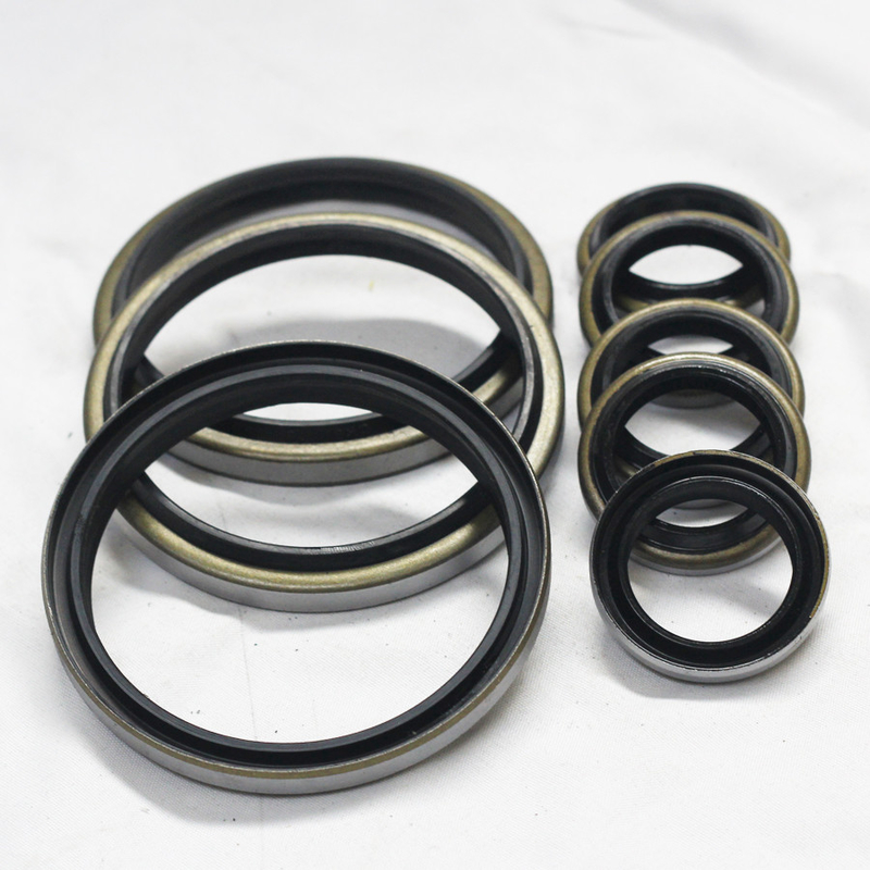 DKB Rubber Rotary Hydraulic Cylinder Oil Seal Sello de limpeza de poeira Sello com caixa de metal